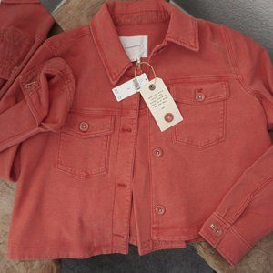 Anthropologie Marilee Trucker Jacket